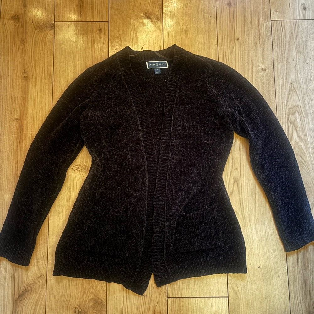 Black Women's Cardigan Sweater